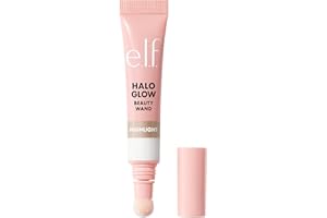 e.l.f. Halo Glow Highlight Beauty Wand, Liquid Highlighter Wand For Luminous, Glowing Skin, Buildable Formula, Vegan & Cruelty-free, IRL Angel
