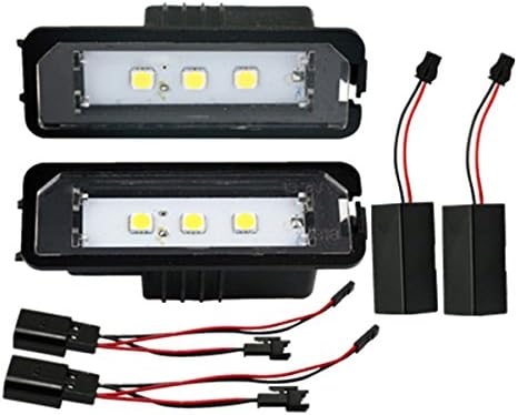 Top LED Luz de Matrícula Libre de TÜV con SMD 5050 muy claro blanca NUMBERPLATE Matrícula