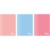 Meteksan Colors A4 60 Yaprak Kareli Defter 3'l&uuml; Paket, Somon, Pembe, Mavi
