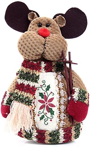 UHMei Christmas Decorations Christmas Ornaments Commodities Christmas Tree Pendant Santa Snowman Elk
