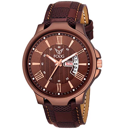 Fogg Brown Day and Date Mens Watch 1164-BR RS.341 (87.00% Off) - Amazon Fogg Brown Day and Date Mens Watch 1164-BR RS.341 (87.00% Off) - Amazon