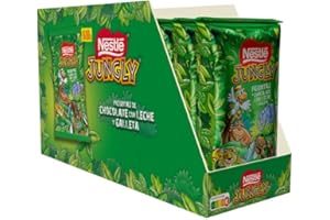 Nestle Jungly Figuritas de Chocolate con Leche 10 Bolsas de 124 g