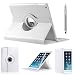 Produktbild iPad Pro 10.5 Schutzhülle, iPro Accessories® (2017er Modell) [Eckenschutz] iPad Pro* 10.5 Leder-Case, 360-Grad drehbar hochwertige Standhülle für iPad Pro 10.5 2017 Cover, (10,5 Zoll Bildschirm) [Kompatibel mit iPad Pro 10.5* Bildschirmschutz]