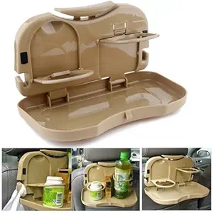 SWARAJ MALL Food Tray Folding Dining Table, Auto Back Foldable Car Backseat Storage Organizer