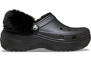 Crocs Classic Platform Fuzz Lined Clog