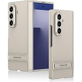 CONSTRAIN - Galaxy Z Fold 7 ile uyumlu Samsung Kılıf L Standlı Kamera Korumalı Kıpta Titanyum Renkli PC Kapak