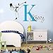 Produktbild jiuyaomai Große benutzerdefinierte Name Karate Martial Taekwondo Wall Decal Boy Zimmer Personalisieren Boxen Judo Sport Wandaufkleber Schlafzimmer Spielzimmer Vinyl 85 cm breit x 50 cm hoch