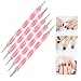 RUIMIO 15 Nail Brush, 12 Colors Nail Rhinestones, 5 Dotting Pens and Gold / Silver Studs