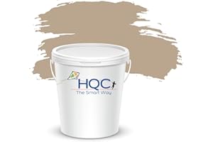 HQC Fence Paint and Garden Shed Paint | 2.5L of Garden Paints | Furniture Paint | Wood Paint | Outdoor Paint | Garden Fence | Quick-Drying Paint | Protection Paint | Sandstone