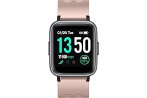 ASIAMENG Reloj Inteligente Hombre Mujer Smartwatch Podómetro IP68 Calorías Cronómetro Menstrual Llamada de notificación SMS Multideporte para Android iOS