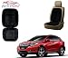 Auto Pearl - Premium Quality Car Wooden Bead Seat Cushion with Black Velvet Border For - Honda BRV - Set of 2Pcs RS.899.00