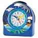 Produktbild JACQUES FAREL Kinder-Wecker Jungen 3D Pirat Blau/Hellblau/Schwarz ohne Ticken Snooze Analog Quarz ACW 66