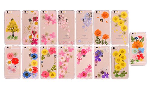 iPhone SE Hülle,iPhone 5S Hülle TPU Case Schutzhülle Silikon Case,3D Kreative Ultra Slim Soft Licht Klar Transparent Silikon Gel Gomma TPU Hülle Case für iPhone SE/5S/5,Personalized 3D Effect Handmade Flowers TPU Silikon Schutz Handy Hülle Case Tasche Etui Bumper für Apple iPhone SE/5S/5 - 2