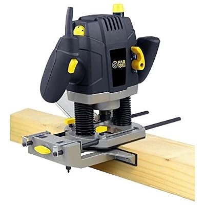 Fartools ER 1300 Défonceuse Electrique 1300 W Blocage d'arbre Pinces admissibles 8/12 mm Variateur de vitesse