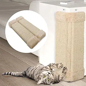 THE DDS STORE Pet Kitten Corner Sisal Wall Hanging Cats Scratching Board