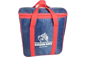 EUROXANTY® Borsa termica | Impermeabile | Isolante | Leggero e robusto | Golden Days cooler |