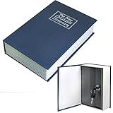 -- - DP DESIGN® LIBRO DE CAJA DE SEGURIDAD CAJA FUERTE VALORES ARTIFICIAL DICCIONARIO SMALL JOYAS