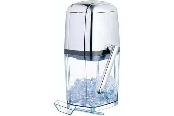 BarCraft Ice Crusher för cocktails, med isspade, plast och rostfritt stål, 15,5 x 13,5 x 28 cm