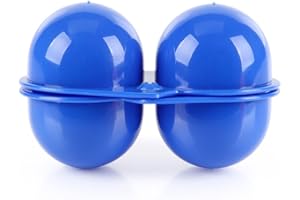 BRILLIANTDAY 2 Griglia Porta Uova da Frigo, Portauova Frigorifero, Contenitore per Uova, Porta Uova Plastica Trasparente, Portauova Impilabile con Coperchio per Frigorifero Cucina Picnic All'Aperto