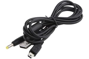 LAMYOO 2-in-1 USB Data Charger Cable Lead for Sony PSP 1000/2000 / 3000
