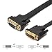 Price comparison product image HYZUO Active DVI D to VGA Adapter DVI-D Dual Link 24+1 Male to VGA Male Video Cable Converter with Flat Cable 6.5 Feet