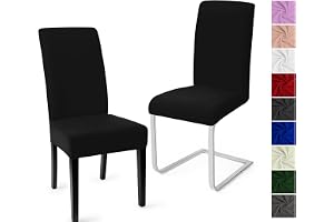 Stolsöverdrag Set Med 2 Universella Stolsöverdrag Stretch Stolskydd för Matsal Matstolsskydd Avtagbara Tvättbara Matstolar öv