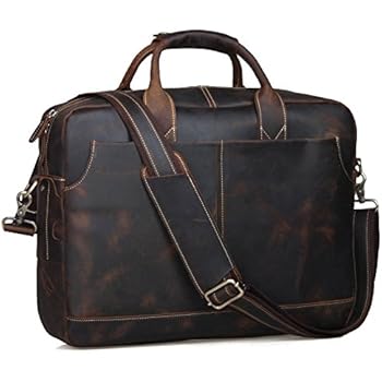 Sacoche ordinateur messenger sac à main cuir cartable bandoulière miel