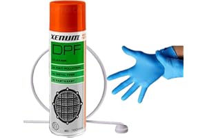 COPPERCART Xenum DPF Cleaner 400ml - Nettoyage efficace pour filtre à particules diesel (FAP) sans démontage + gants en nitrile et canule - Prolonge la durée de vie et prévient les pertes de puissance