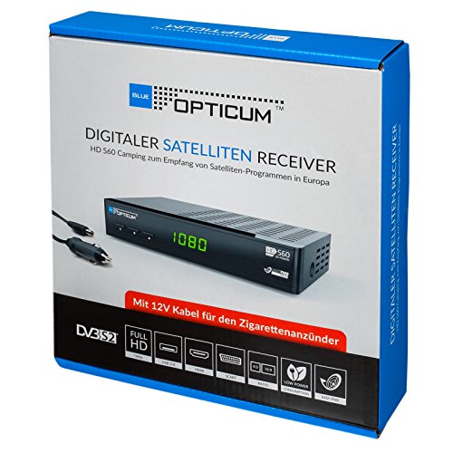 SATELLITEN SAT RECEIVER ✨ HB DIGITAL DVB-S/S2 CAMPING SET: Hochwertiger DVB-S/S2 Receiver + KFZ Adapter 12V + SCART Kabel + HDMI Kabel mit Ethernet Funktion und vergoldeten Anschlüssen (HD Ready, HDTV, HDMI, SCART, USB 2.0, Koaxial S/PDIF Ausgang, 12v/230V, S60 ) - 6