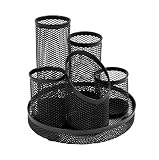 Diseño original de OSCO para mantener ordenado tu escritorio, de malla plateada, elegante y práctico
