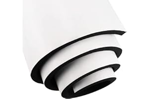 STORYSTORE Rollo de espuma autoadhesiva de caucho celular, autoadhesivo, 300 mm (ancho)x6 mm (diámetro)x1.5 m (L) multifuncional, placa de espuma de neopreno, fácil de cortar, placa de goma celular DIY (negro)