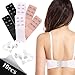 Produktbild Reastar 6pcs BH Verlängerung Verschluss Bra Extender Strap 3 Reihen 2 Haken mit BH Träger Durchsichtig Transparent 2-Paare