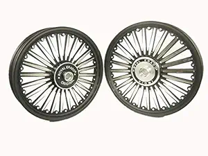 ROYAL ERADO Harley Style 24 Spokes Alloy Wheel Set| Royal-Enfield Thunderbird & Classic Double disc | Front 19