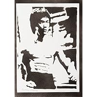 Bruce Lee Handmade Street Art - Artwork - Poster