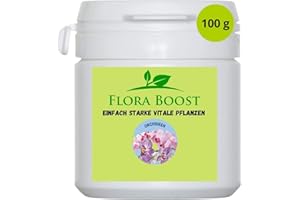 Konfitee Orchideen Dünger Flora Boost 100g I Pflanzenstärkungsmittel in Pulverform I Zur Belebung & Kräftigung I Ergiebiger Blatt- & Wurzeldünger I 100% natürlicher Pflanzendünger