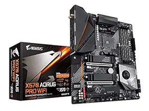 GIGABYTE X570 AORUS PRO WiFi Motherboard with 12+2 Phases IR Digital VRM,Dual PCIe 4.0 M.2 with Thermal Guards, Intel WiFi 6 802.11ax,RGB Fusion 2.0