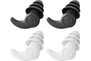 ABAUOAT Bouchons D'oreilles Anti Bruit, Réutilisables Et Lavables, 30 à 40 décibels, Silicone, Sans Cordon, Pour La Réduction Du Bruit, Protection Contre Le Bruit, Otite Du Baigneur