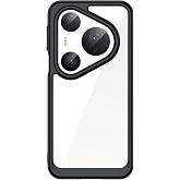 Microcase Huawei Pura 80 Ultra Shield Serisi Darbeye Dayanıklı Yarı Esnek Plastik Tpu Kılıf - AL8100 (Siyah)