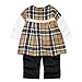 Girl Baby Infant Toddlers Plaids Romper Bowknot Top Dress Jumpsuit Outfit Clothes 6-12 Months