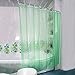 Produktbild myonly 3D Effekt Duschvorhang Liner 3D Water Cube Form Wasserdicht und mildewproof Fashion und Cool Badezimmer Vorhang (Haken ONT Enthalten), grün, 180 * 200cm/71 * 79in