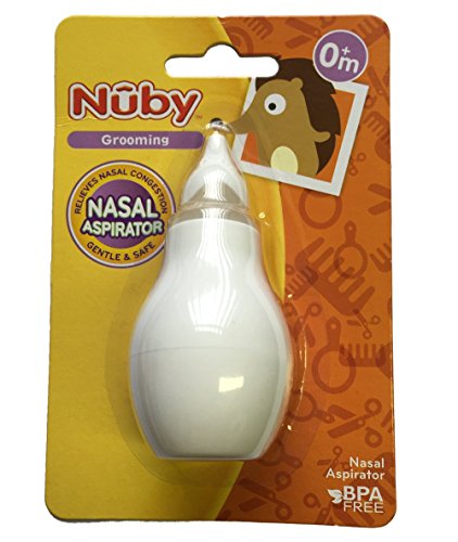 Nuby 178 Nasal Aspirator Grooming 0m+ (White)