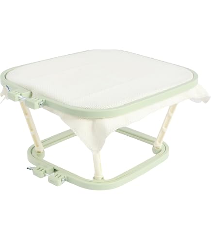 Cadre à Broderie Carré Whemyreat 25x25 Cm Avec Couvercle Flanelle Et Coins Anti-Collision Cadre Broderie Bois Rose