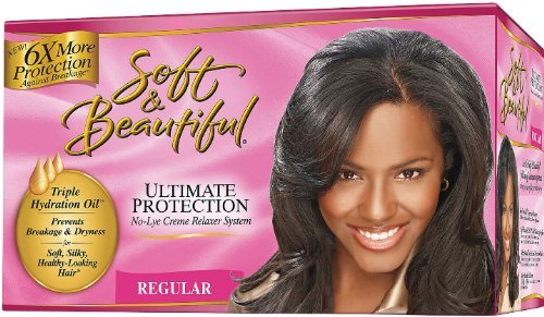 Soft & Beautiful No-Lye Relaxer Kit - Regular (Pack of 2)