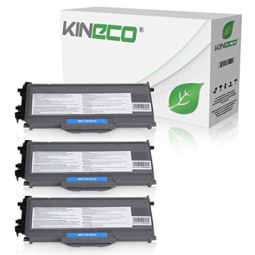 3 Toner kompatibel zu TN-2120 für Brother DCP-7030, HL-2140, MFC-7320, HL-2150, HL-2170, MFC-7320 - Schwarz je 2.600 Seiten