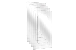 Beekeg 4 Stücke lichtschalter Schutz,wandschutz für lichtschalter,Tapetenschutz für Steckdose und Lichtschalter,steckdosenblende für jedes Schalterprogramm-Weiß 4er 3-fach