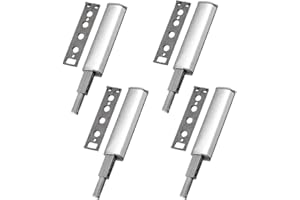 JCHENYE Empuje Para Abrir La Puerta Abridor De Presión De 4 Piezas Abridor De Puertas De Armario Para Herrajes De Puertas De Muebles Cajones Abridor De Presión Puertas De Armario Captura Abridor De Presión