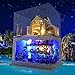 Produktbild XuBa Puppenhaus DIY Miniatur Puppenhaus Casa Modell Holz Doppeldecker Villa Kits mit Möbel LED Licht Spielzeug für Kinder TC4#E TC4 mit Abdeckung