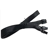 Zahara Câble d'alimentation CPU 8 Broches à 8 Broches (4 + 4) pour Alimentation Seasonic Focus + Gold Platinum X Series