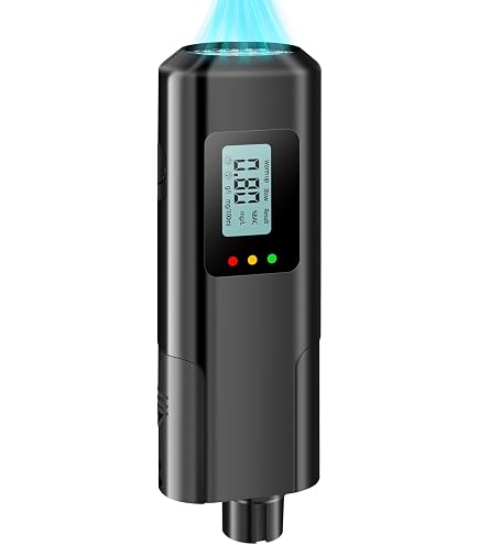 ETILOMETRO SENZA CONTATTO - PROFESSIONALE PORTATILE E RICARICABILE - CON DISPLAY LCD - ALCOHOL TESTER