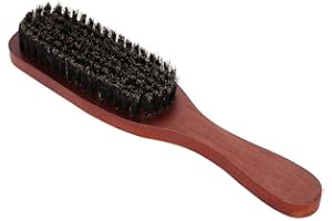 ‎ZYYINI Holz Bartpinsel, Männer Rasierbart Pinsel helfen, Bart zu erweichen und zu reinigen, Schnurrbart Pflegebürste für Friseursalon Appliance Tool